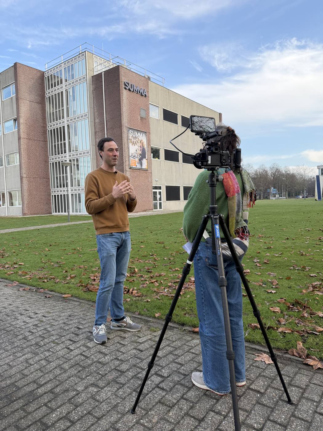 Foto, Buiteninterview