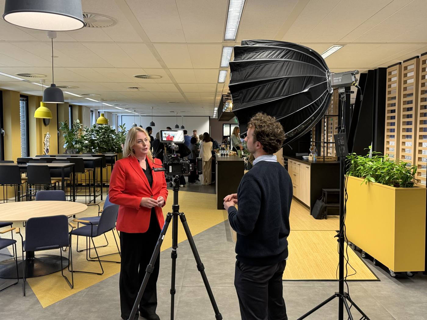 Foto, Interview op locatie